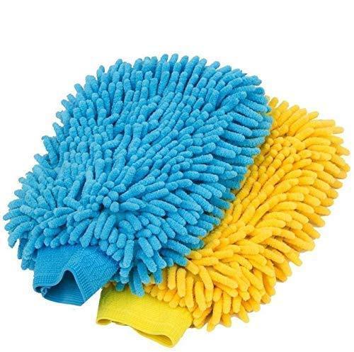 double sided microfiber hand glove duster